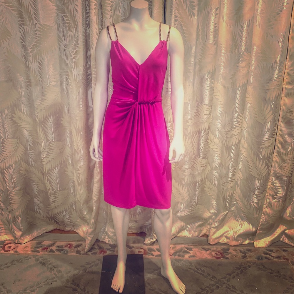 Laundry by Shelli Segal Fuschia Cocktail Dress